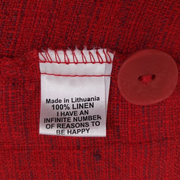 Flax Red Women's Blazer - Picture 6 of 13